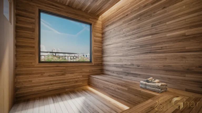 Sauna no condomínio Look Berrini Brooklin São Paulo