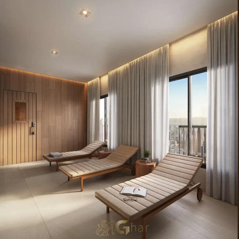 Spa com sala de descanso no condomínio Look Ibirapuera