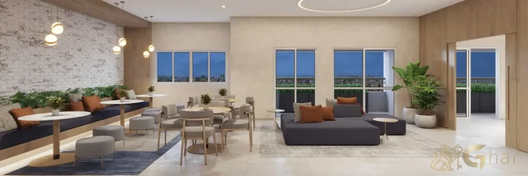 Salão de festas no condomínio Lume House Vila Prudente