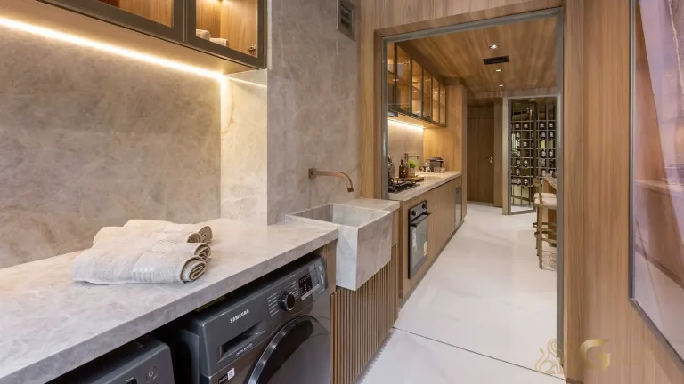 Apartamento decorado lavanderia 138m² MAC Brooklin Brooklin São Paulo