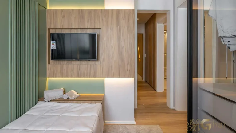 Quarto decorado apartamento 138m² MAC Brooklin Brooklin São Paulo