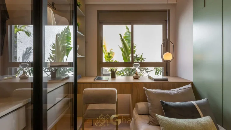 Apartamento decorado 138m² quarto planejado MAC Brooklin