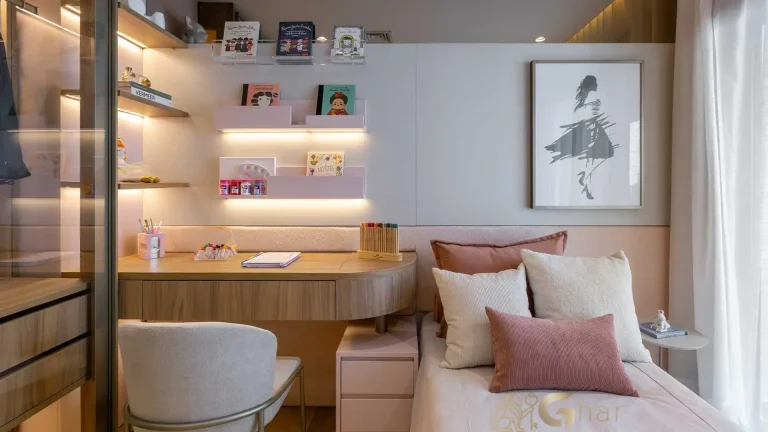 Quarto infantil decorado apartamento 138m² MAC Brooklin