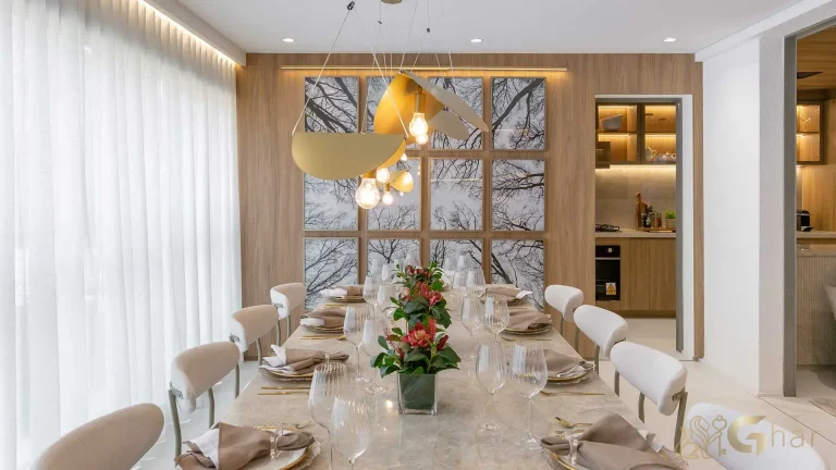 Apartamento decorado 138m² sala de jantar planejada MAC Brooklin