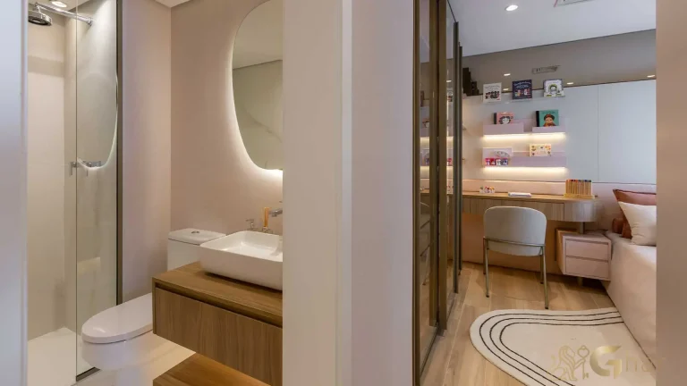 Suíte infantil decorada apartamento 138m² MAC Brooklin Brooklin SP