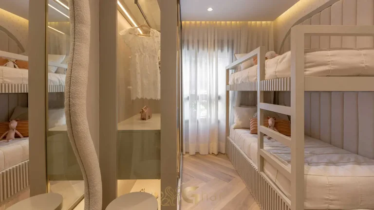 Quarto infantil planejado apartamento decorado 100m² MAC Brooklin