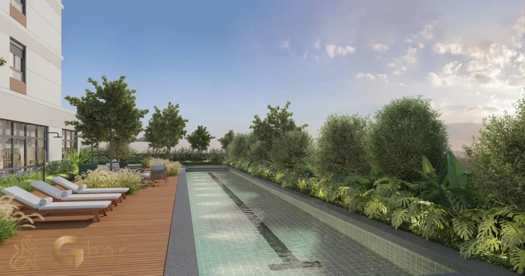 Piscina com raia condomínio MAC Vila Clementino São Paulo