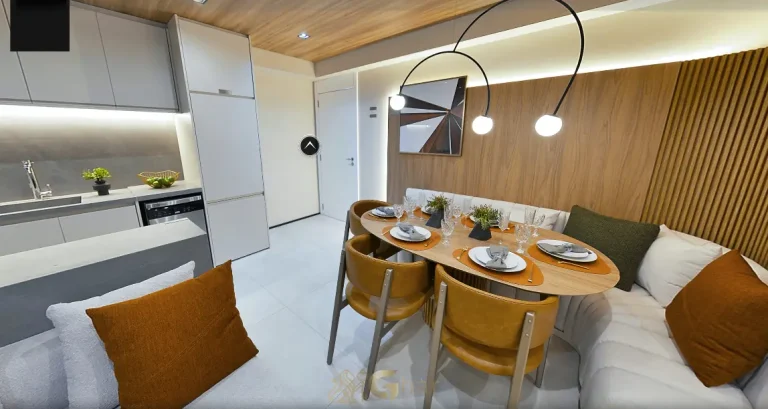 Sala de jantar apartamento decorado MAC Vila Mariana São Paulo