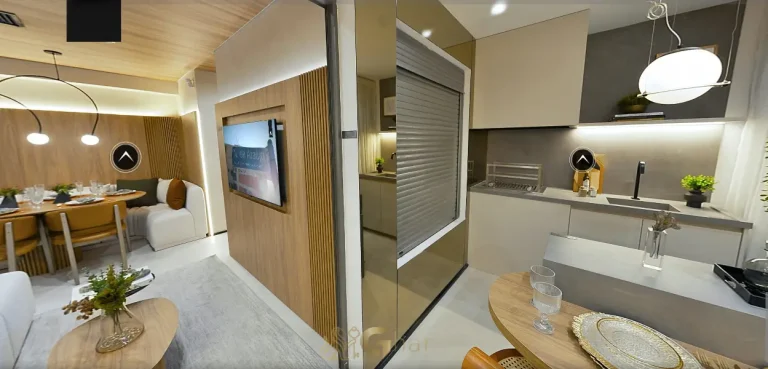 Terraço gourmet integrado apartamento decorado MAC Vila Mariana São Paulo