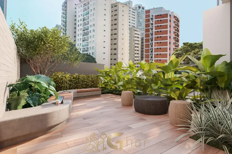 Praça coworking condomínio MAC Vila Mariana São Paulo