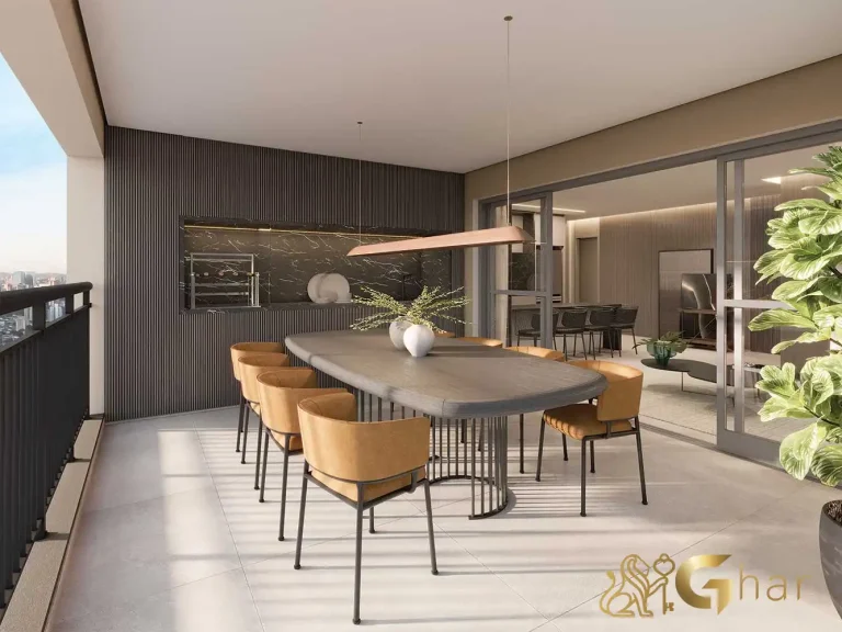 Apartamento decorado de 118m² com terraço no Mooca Città Milano