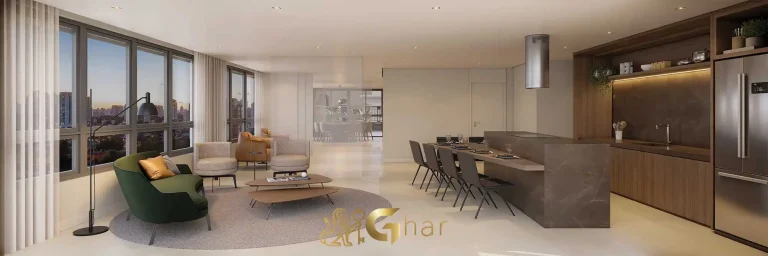 Espaço gourmet rooftop decorado no Mooca Città Milano
