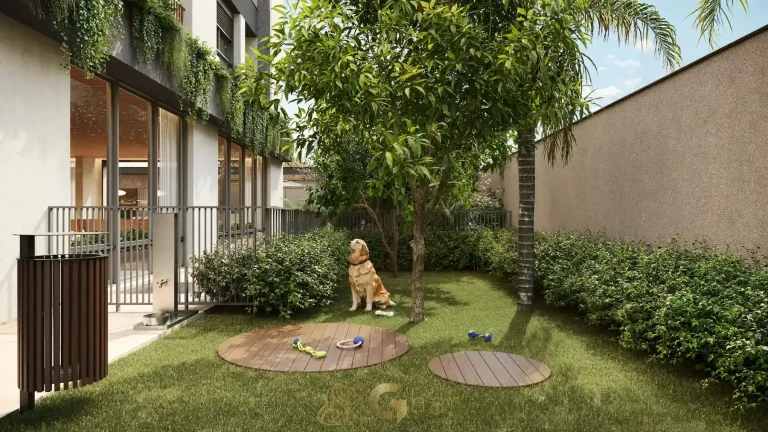 Pet Place do Nuv Moema com área para cães