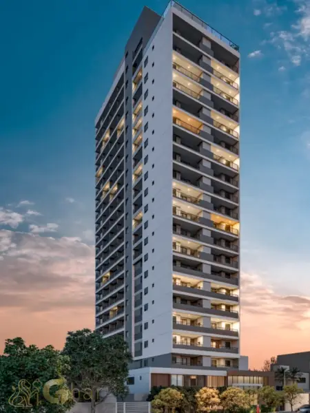 Fachada do condomínio Peak Vila Olímpia em São Paulo