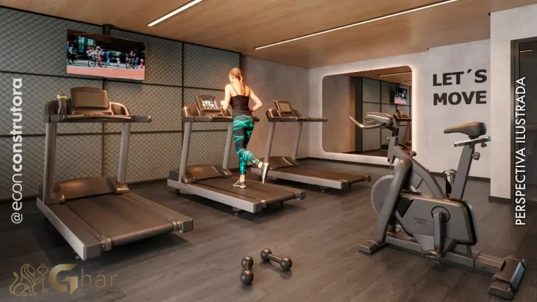 Academia fitness no condomínio Peak Vila Olímpia