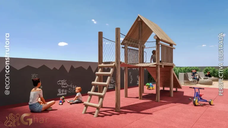 Playground infantil no condomínio Peak Vila Olímpia