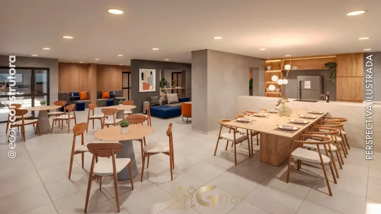 Salão de festas no condomínio Peak Vila Olímpia