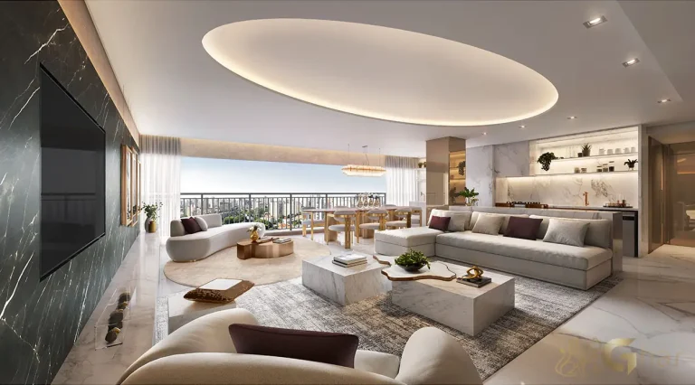 Petra Brooklin apartamento decorado 162m² Lavvi Brooklin