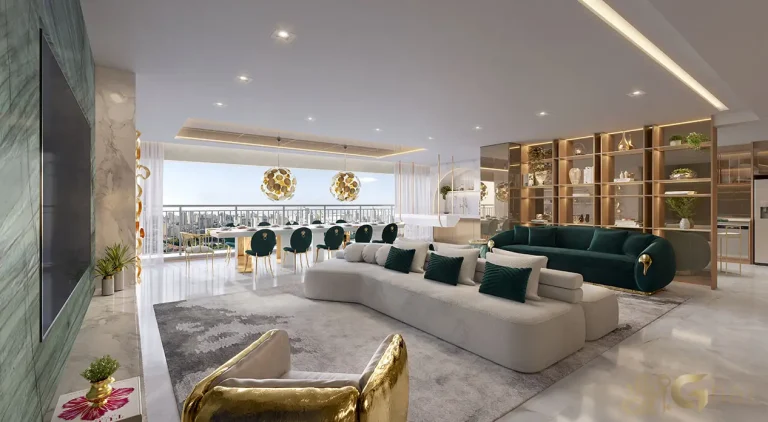 Petra Brooklin apartamento decorado 198m² Lavvi Brooklin