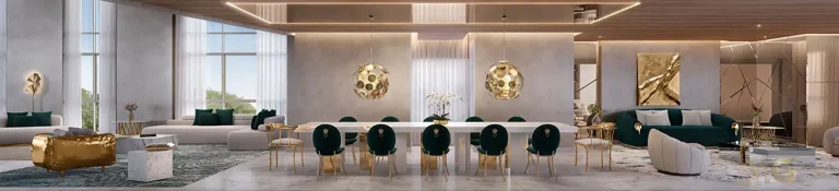 Petra Brooklin salão de festas elegante condomínio no Brooklin