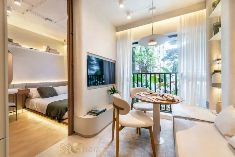 Apartamento decorado moderno no QG Cardoso de Melo Vila Olímpia São Paulo