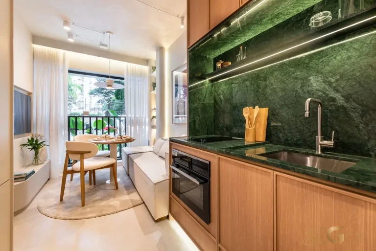 Studio decorado no QG Cardoso de Melo by You,Inc Vila Olímpia em São Paulo