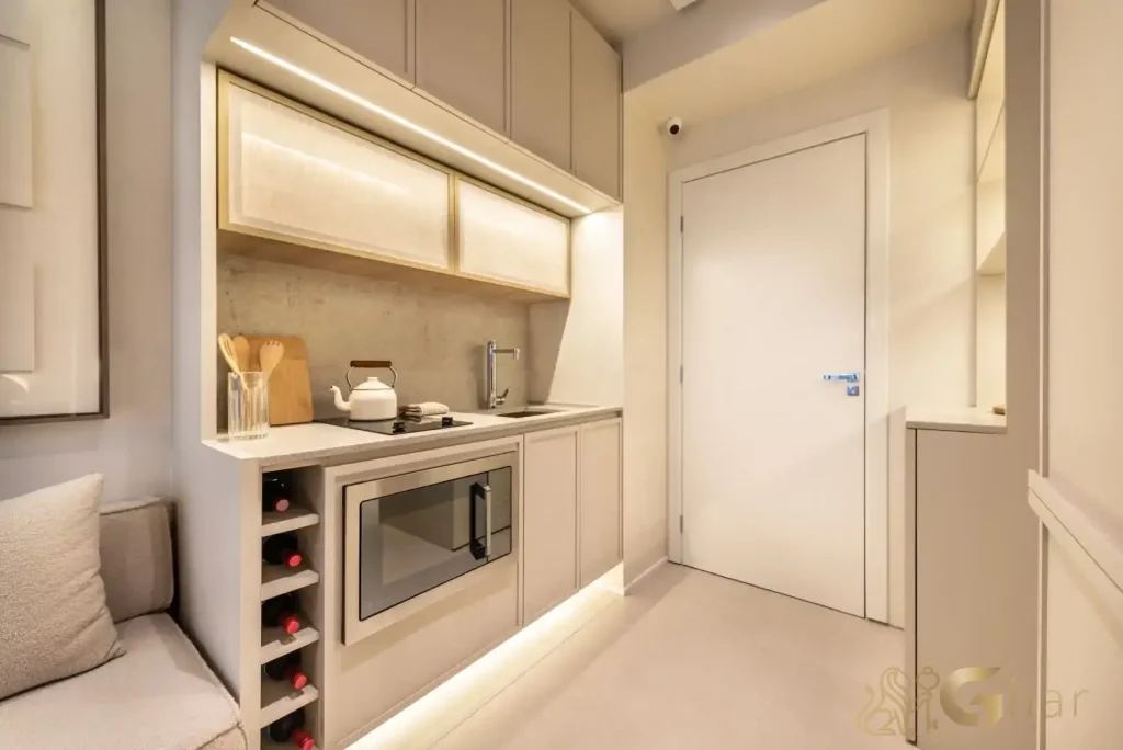 Cozinha decorada de apartamento no QG Vila Nova Conceição by You,Inc em São Paulo