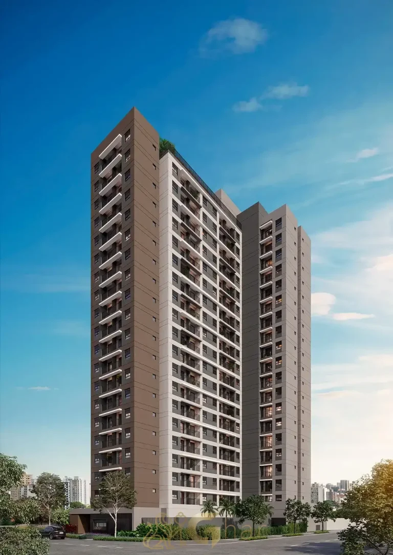 Fachada do condomínio QG Vila Nova Conceição by You,Inc em São Paulo