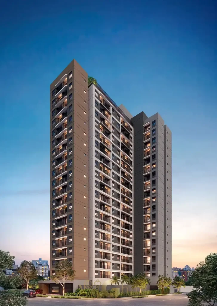 Fachada moderna do QG Vila Nova Conceição by You,Inc em São Paulo