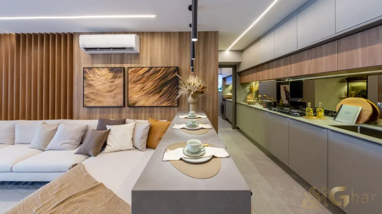 Apartamento decorado 109 m² cozinha no Recanto Oliveiras Jardim das Perdizes