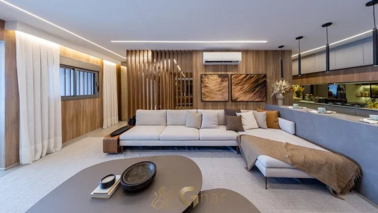 Apartamento decorado 109 m² living no Recanto Oliveiras Jardim das Perdizes