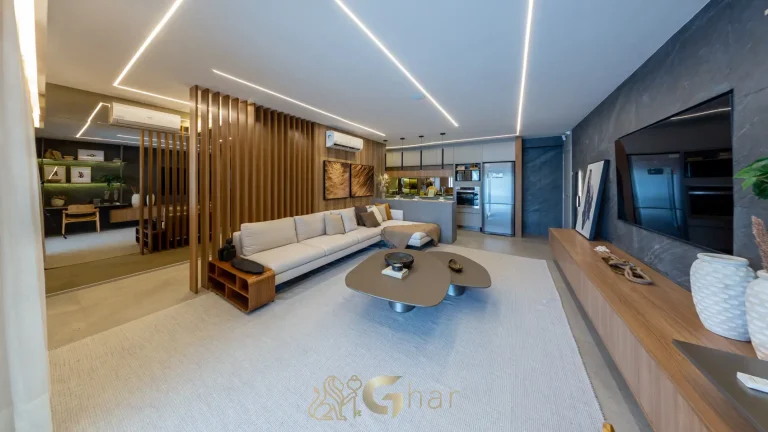 Apartamento decorado 109 m² com living no Recanto Oliveiras Jardim das Perdizes