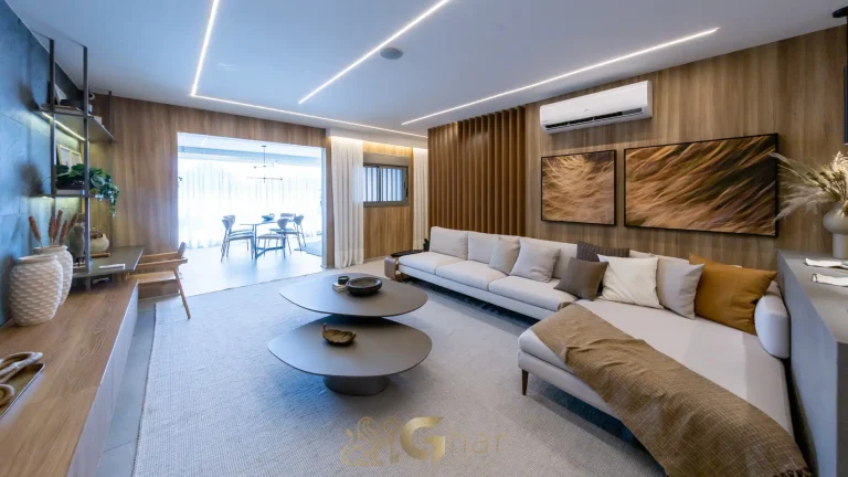 Apartamento decorado 109 m² living no Recanto Oliveiras Jardim das Perdizes