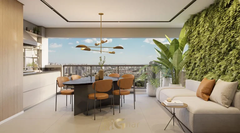 Apartamento decorado 109 m² suíte master no Recanto Oliveiras Jardim das Perdizes