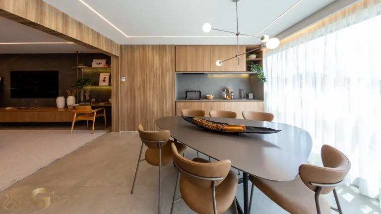 Terraço gourmet apartamento decorado 109 m² Recanto Oliveiras Jardim das Perdizes