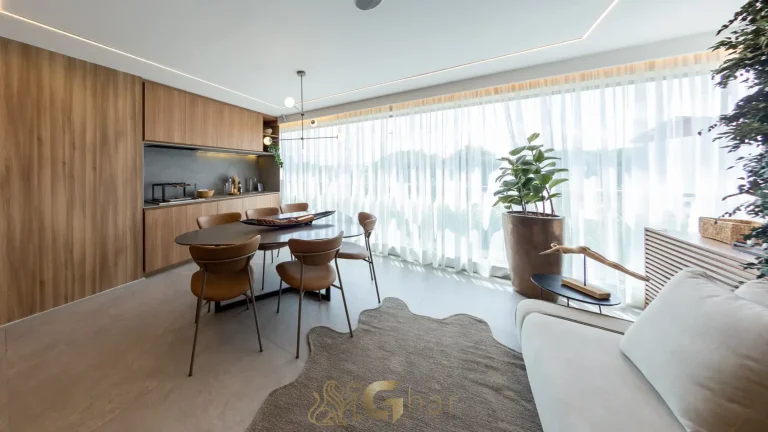 Apartamento decorado 109 m² com terraço gourmet no Recanto Oliveiras Jardim das Perdizes