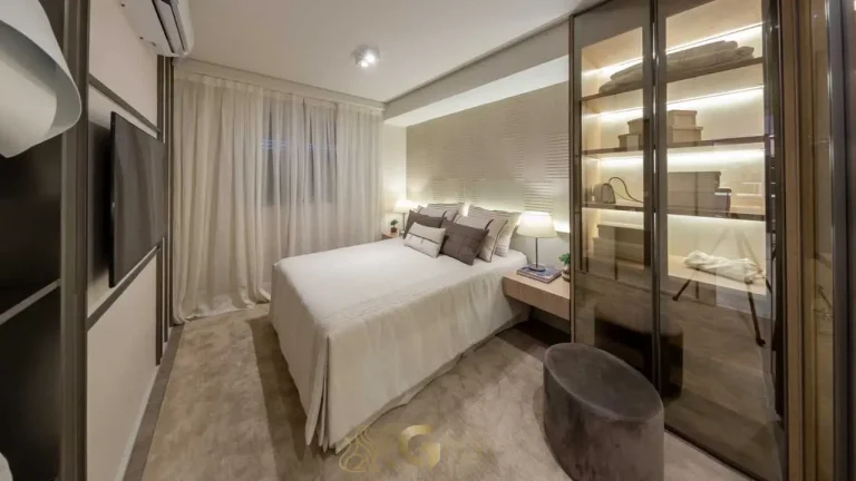 Apartamento decorado 81 m² com quarto no Recanto Oliveiras Jardim das Perdizes