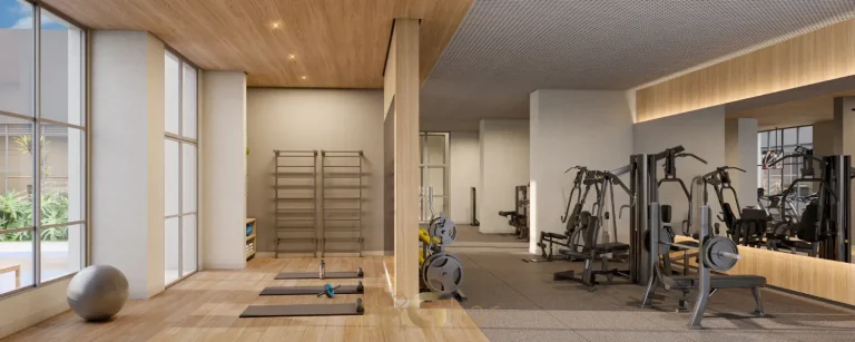 Espaço fitness no Recanto Oliveiras Jardim das Perdizes