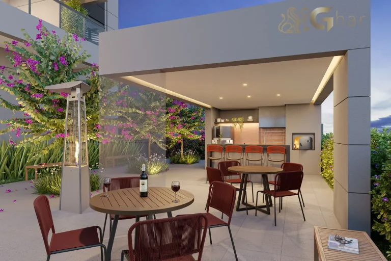 Churrasqueira gourmet no Recanto Oliveiras Jardim das Perdizes