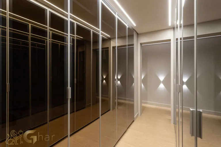 Closet decorado no apartamento do Reserva Figueiras Jardim das Perdizes