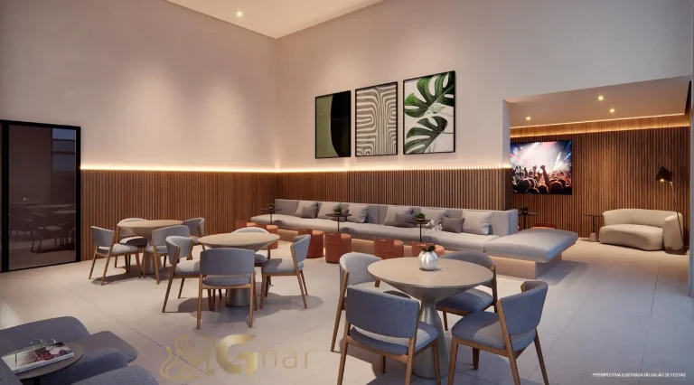 Salão de festas no Reserva Figueiras Jardim das Perdizes