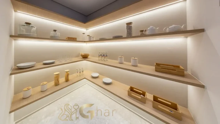 Despensa apartamento decorado 187 m² Reserva Flamboyant Jardim das Perdizes