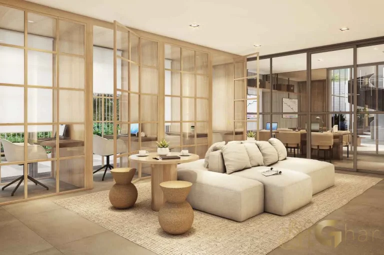 Espaço coworking no Reserva Flamboyant Jardim das Perdizes