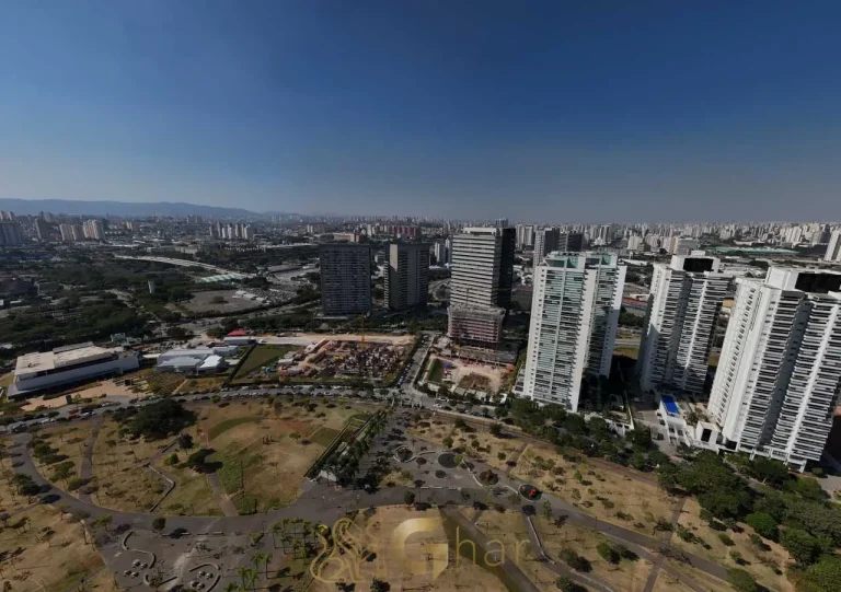 Fachada vista do 38º andar Reserva Flamboyant Jardim das Perdizes