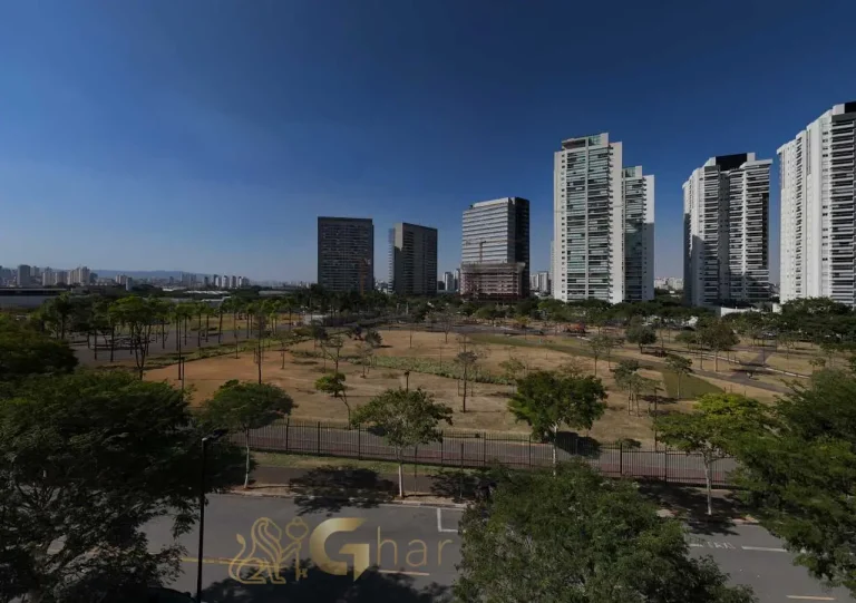 Fachada vista do 5º andar Reserva Flamboyant Jardim das Perdizes