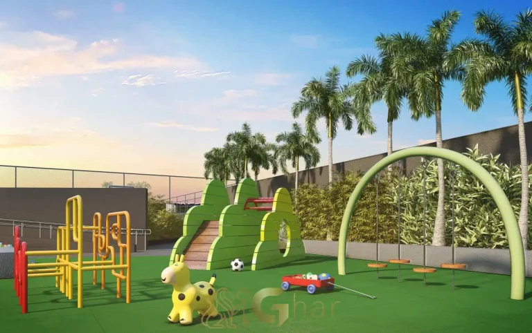 Playground no Reserva Flamboyant Jardim das Perdizes