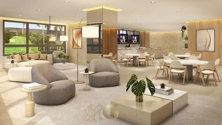 Salão de festas no Reserva Flamboyant Jardim das Perdizes