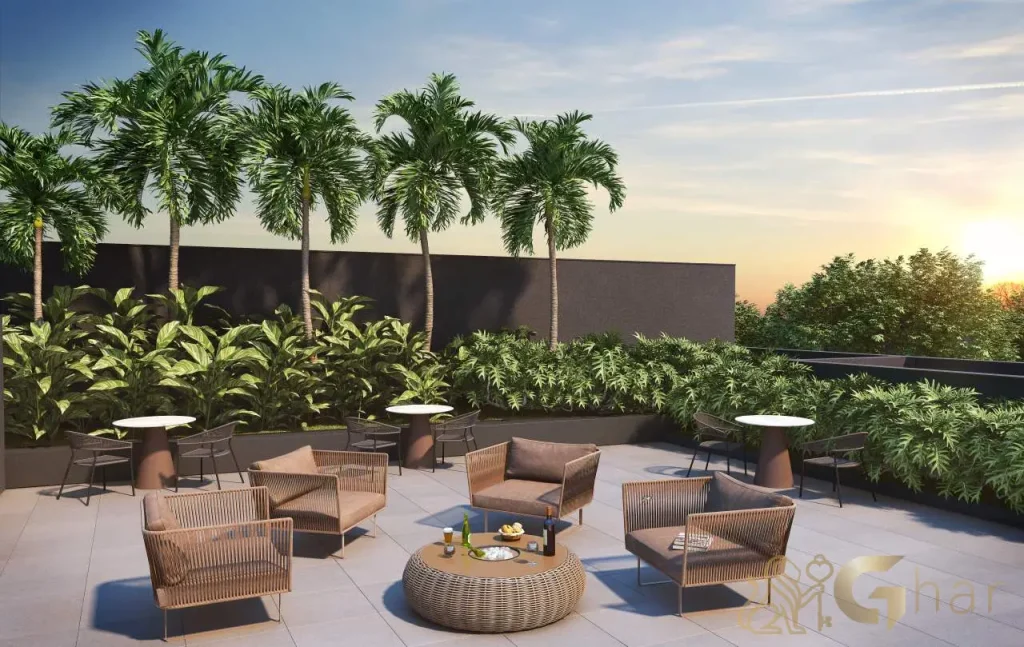 Terraço festas no Reserva Flamboyant Jardim das Perdizes