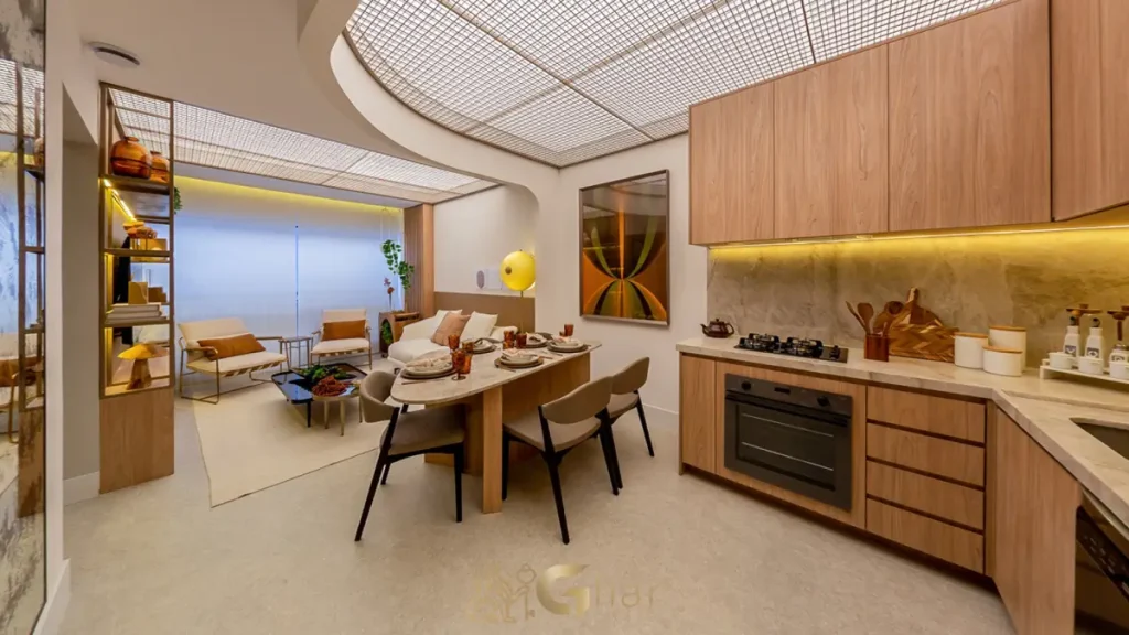 Cozinha decorada apartamento 62m² Soul of Madalena Vila Madalena São Paulo