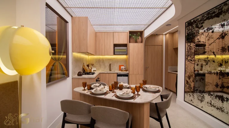 Cozinha integrada apartamento 62m² Soul of Madalena Vila Madalena São Paulo